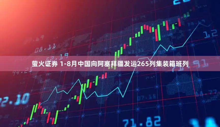 萤火证券 1-8月中国向阿塞拜疆发运265列集装箱班列
